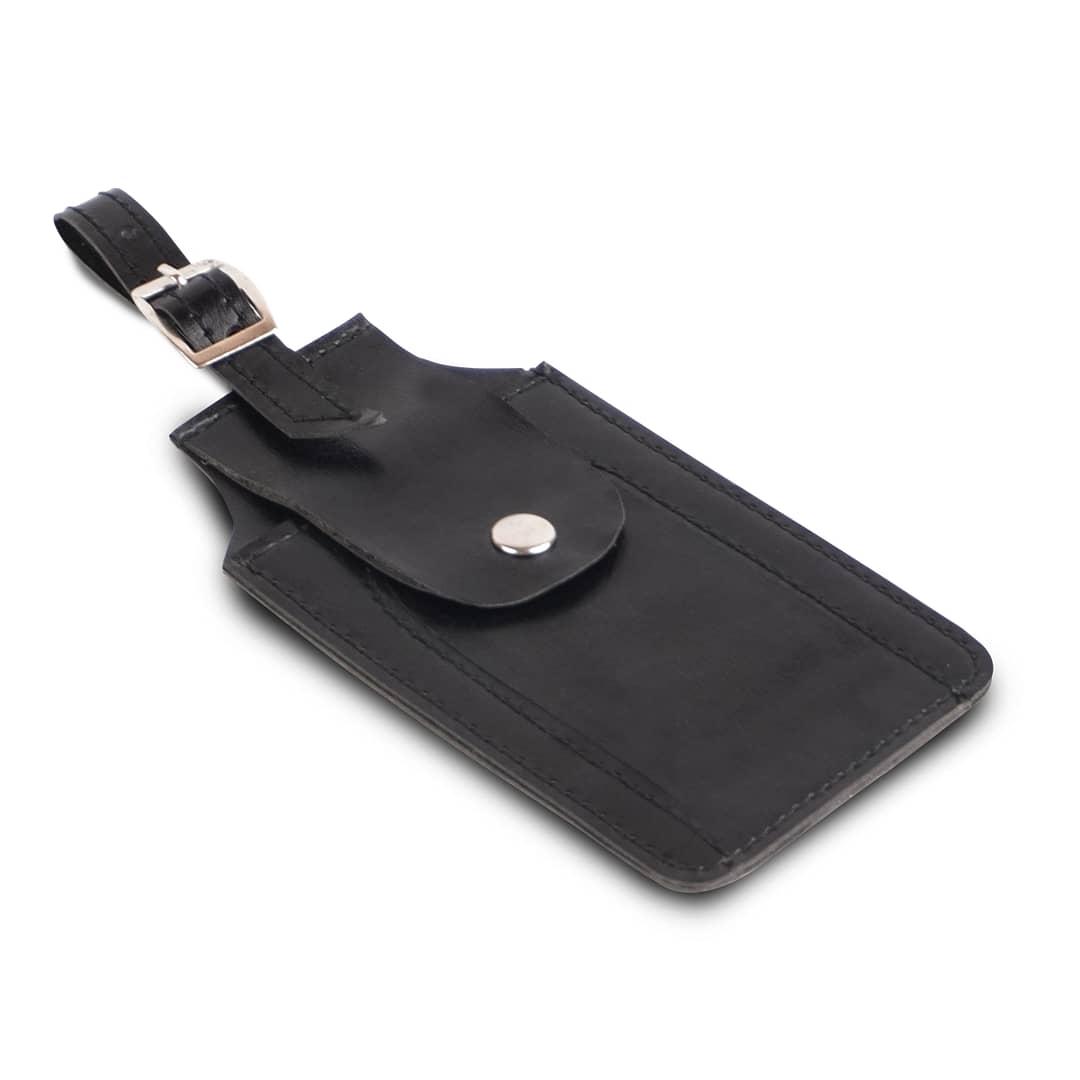 PU Luggage Tag with Hidden Info Card | Double back pasting - Castillo Milano