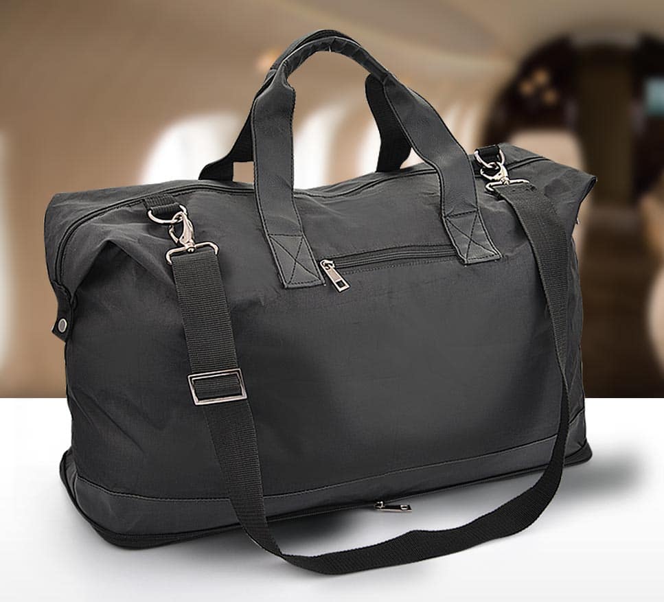 Folding Travel Bag (Leatherette) (Flight cabin size compliant ...