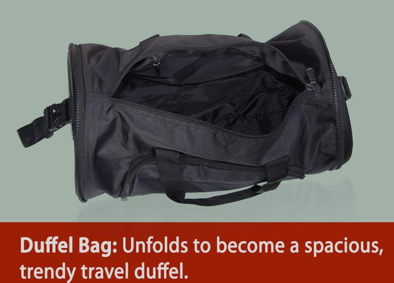 Folding duffel bag (round shape) - Castillo Milano